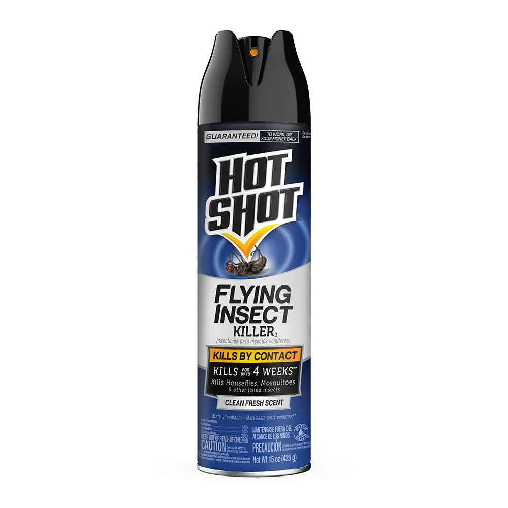 Hot Shot Clean Fresh Scent Flying Insect Killer, 15 oz
